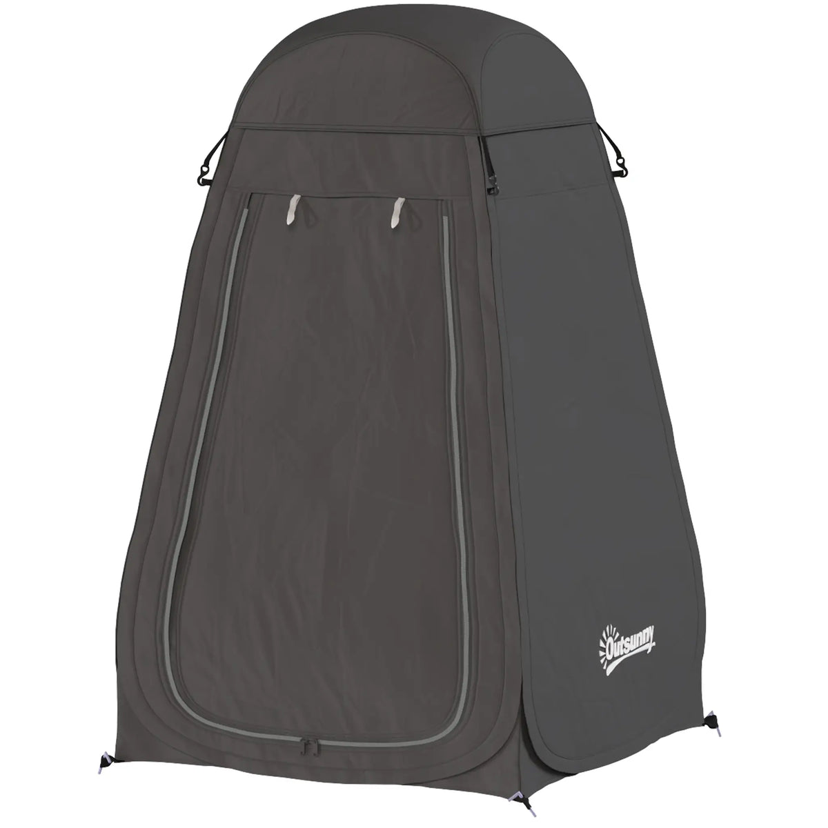 Pop Up Shower Tent, Portable Privacy Room, Black Camping Tents Black at Gallery Canada