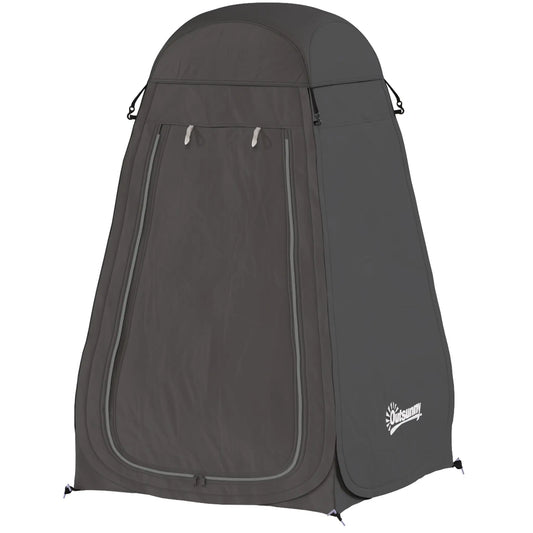Pop Up Shower Tent, Portable Privacy Room, Black Camping Tents Black at Gallery Canada