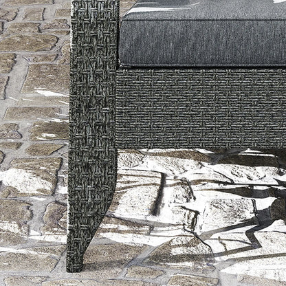 Wicker Adirondack Chair, PE Rattan Outdoor Fire Pit Chair, Heather Grey Patio Chairs at Gallery Canada