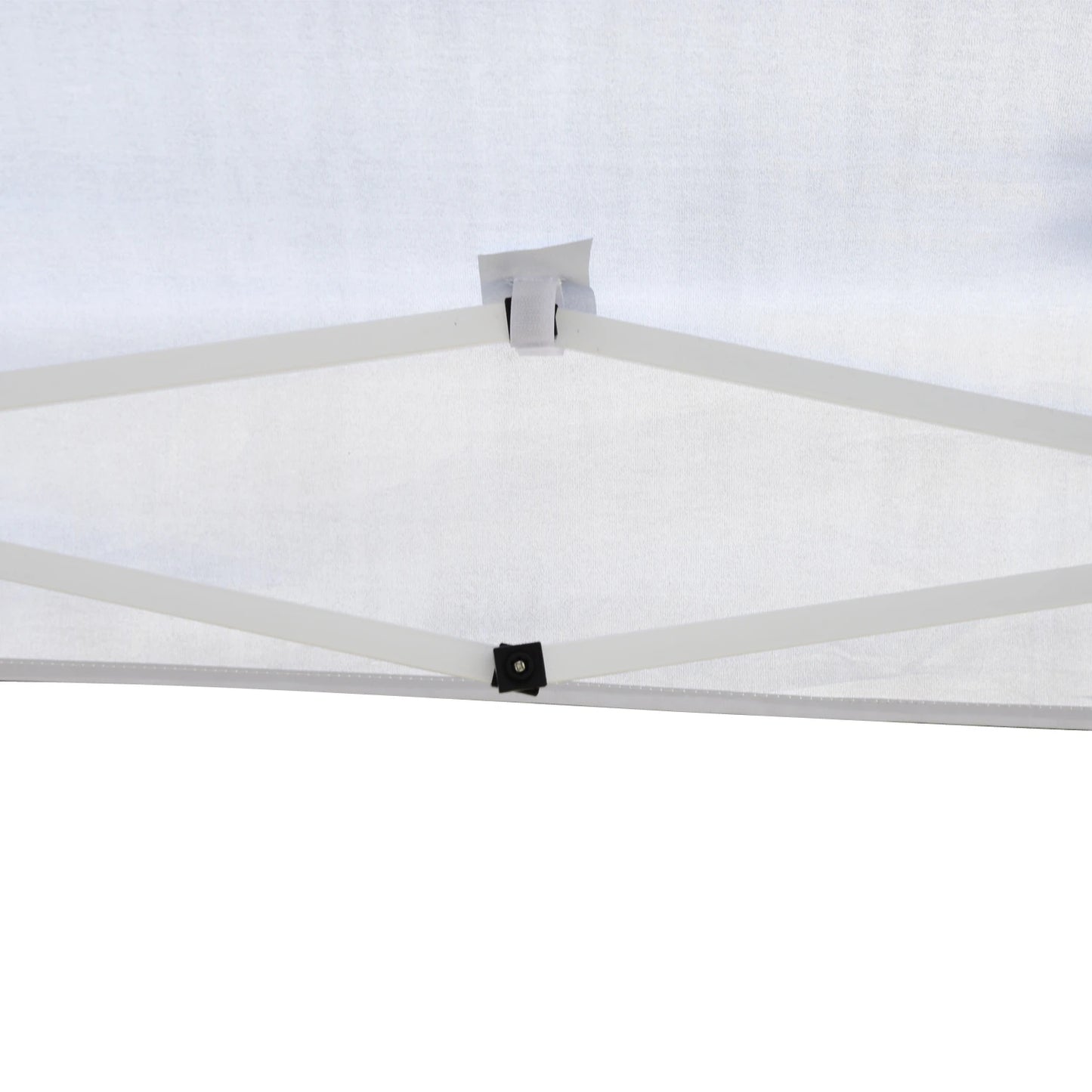 10 x 10ft Folding Pop Up Tent, Outdoor Gazebo Canopy, White Pop Up Canopies at Gallery Canada