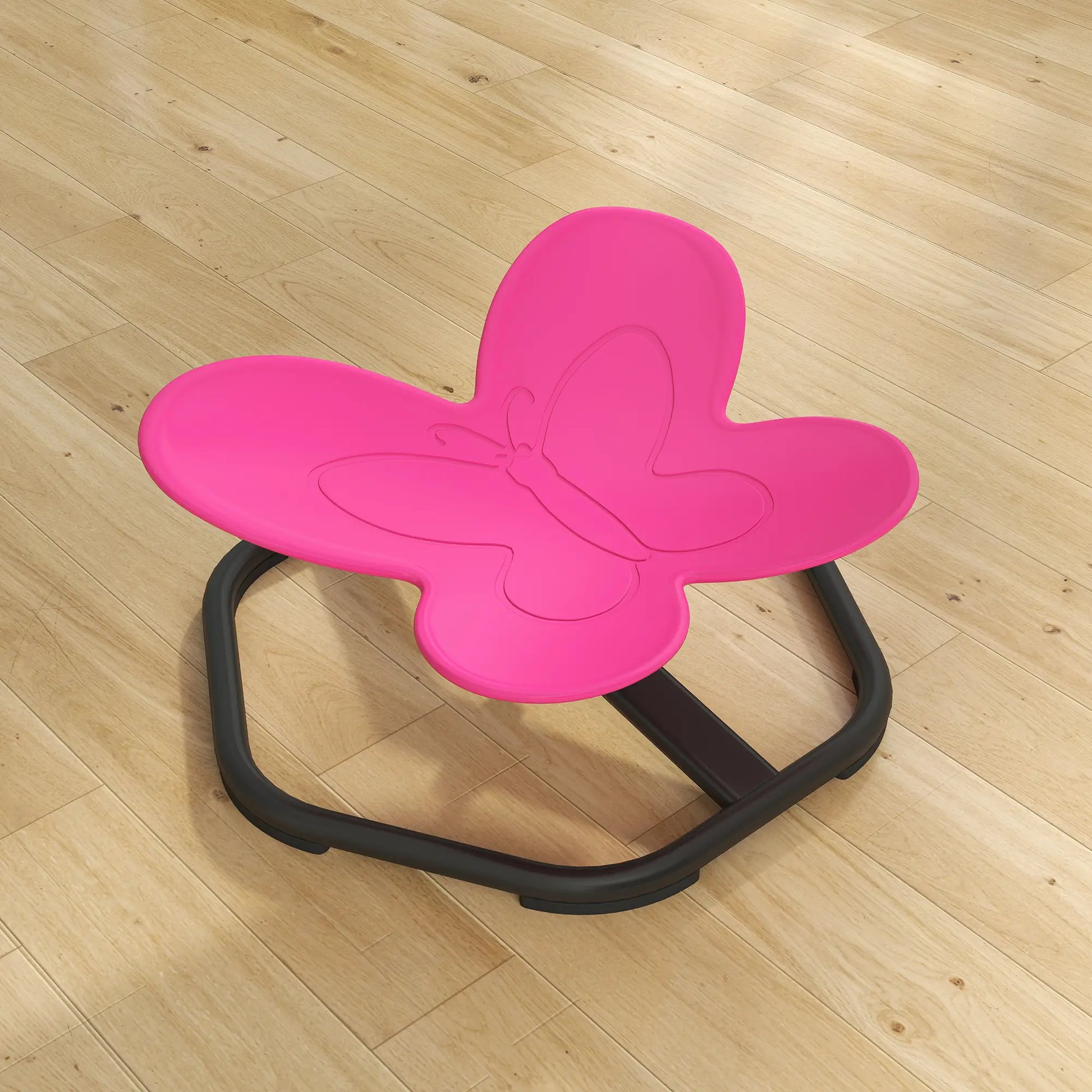 Butterfly Kids Swivel Chair, Non-Slip Sensory Chair, Pink Kids Chairs & Seating at Gallery Canada