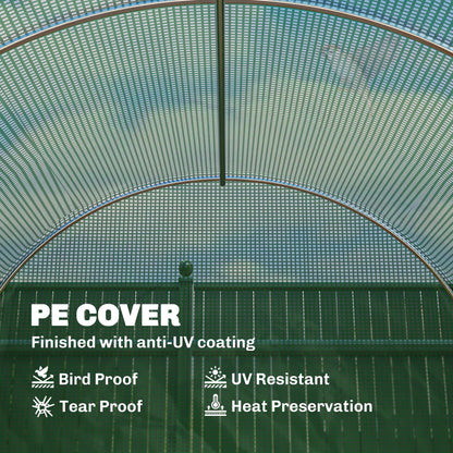 13' x 6' x 6' Walk-In Greenhouse, PE Cover, Green Walk In Greenhouses at Gallery Canada