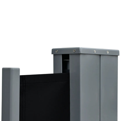 Retractable Double Side Awning, Folding Privacy Screen, Black Side Awnings at Gallery Canada