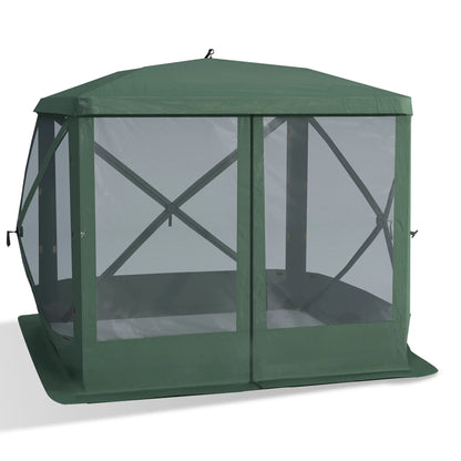 Pop-Up Tent, Foldable, Zippered Door, Ground Stakes, Fits 3-4 People, Green Pop Up Canopies Green at Gallery Canada