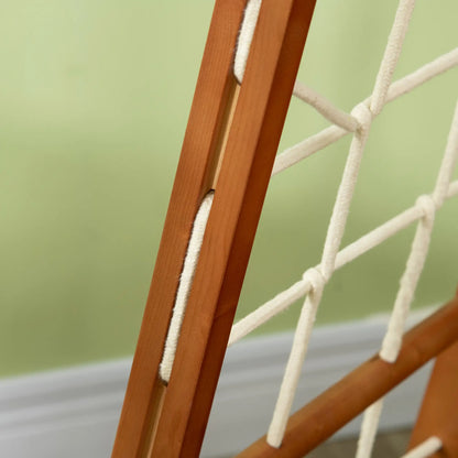 6-in-1 Kids Indoor Playground with Slide, Climbing Wall, Rope Climber, Monkey Bars, Swing, Ladder Toddler & Kids Step Stools at Gallery Canada