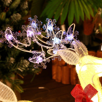 Light Up Reindeer Yard Decoration, Indoor Outdoor Garden Lawn, White Christmas Deer Lights at Gallery Canada