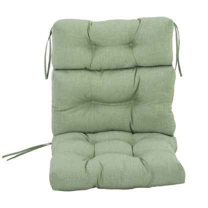 Outdoor Patio Chair Cushion, Tufted with Ties, Light Green Patio Chair Cushions at Gallery Canada