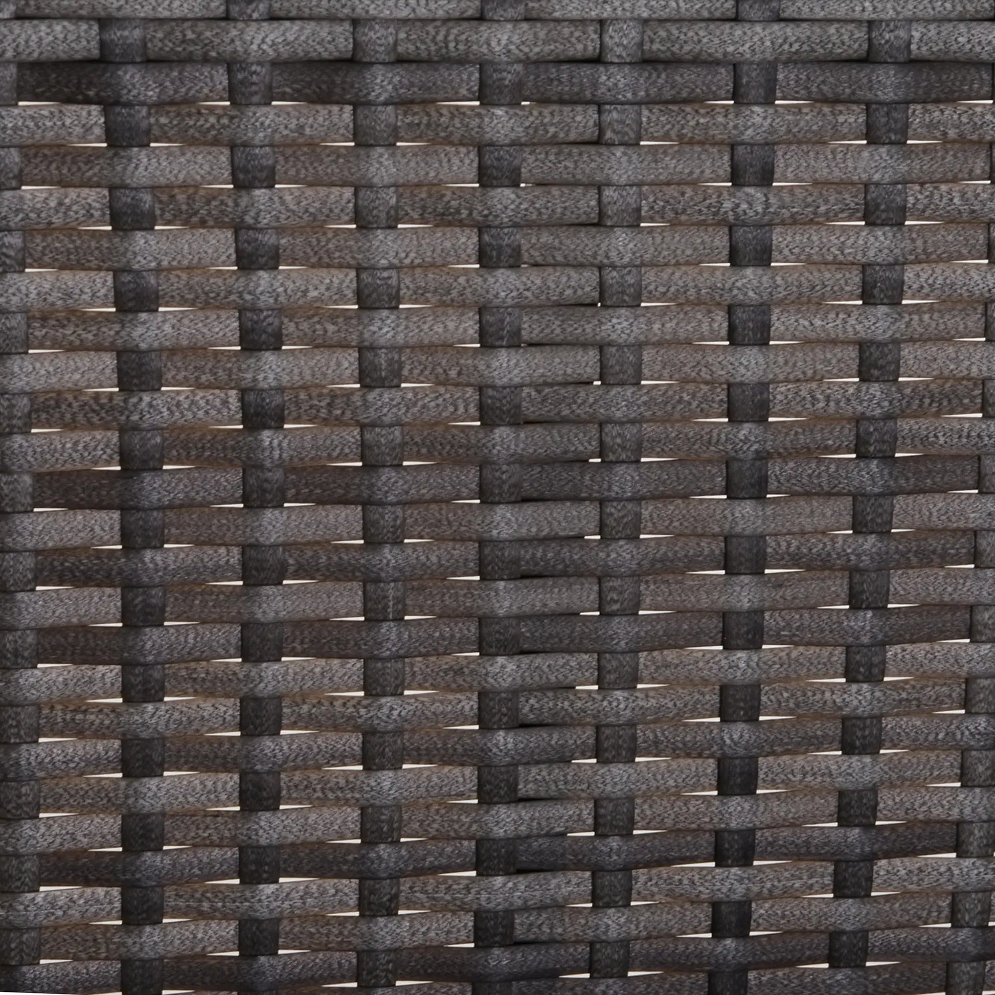 2-Person Patio Swing, Outdoor Rattan Hanging Bench with Cushion, 7.2 ft Steel Chains, Grey Hanging Porch Swings at Gallery Canada