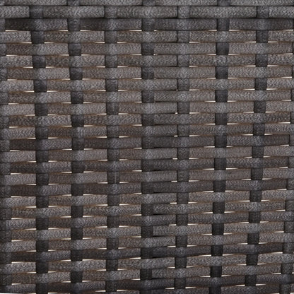 2-Person Patio Swing, Outdoor Rattan Hanging Bench with Cushion, 7.2 ft Steel Chains, Grey Hanging Porch Swings at Gallery Canada