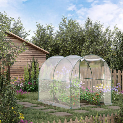 6.6' x 8.2' x 6.6' Dome Tunnel Greenhouse, Transparent Tunnel Greenhouses at Gallery Canada