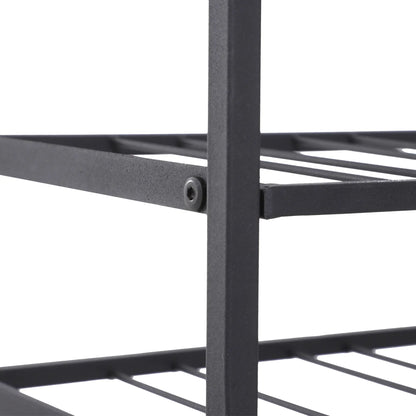 9-Tier Metal Wine Rack, 54 Bottles, Freestanding, Black Wine Racks at Gallery Canada