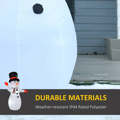 8 Ft Outdoor Lighted Inflatable Christmas Decoration, Waving Snowman Christmas Inflatables at Gallery Canada