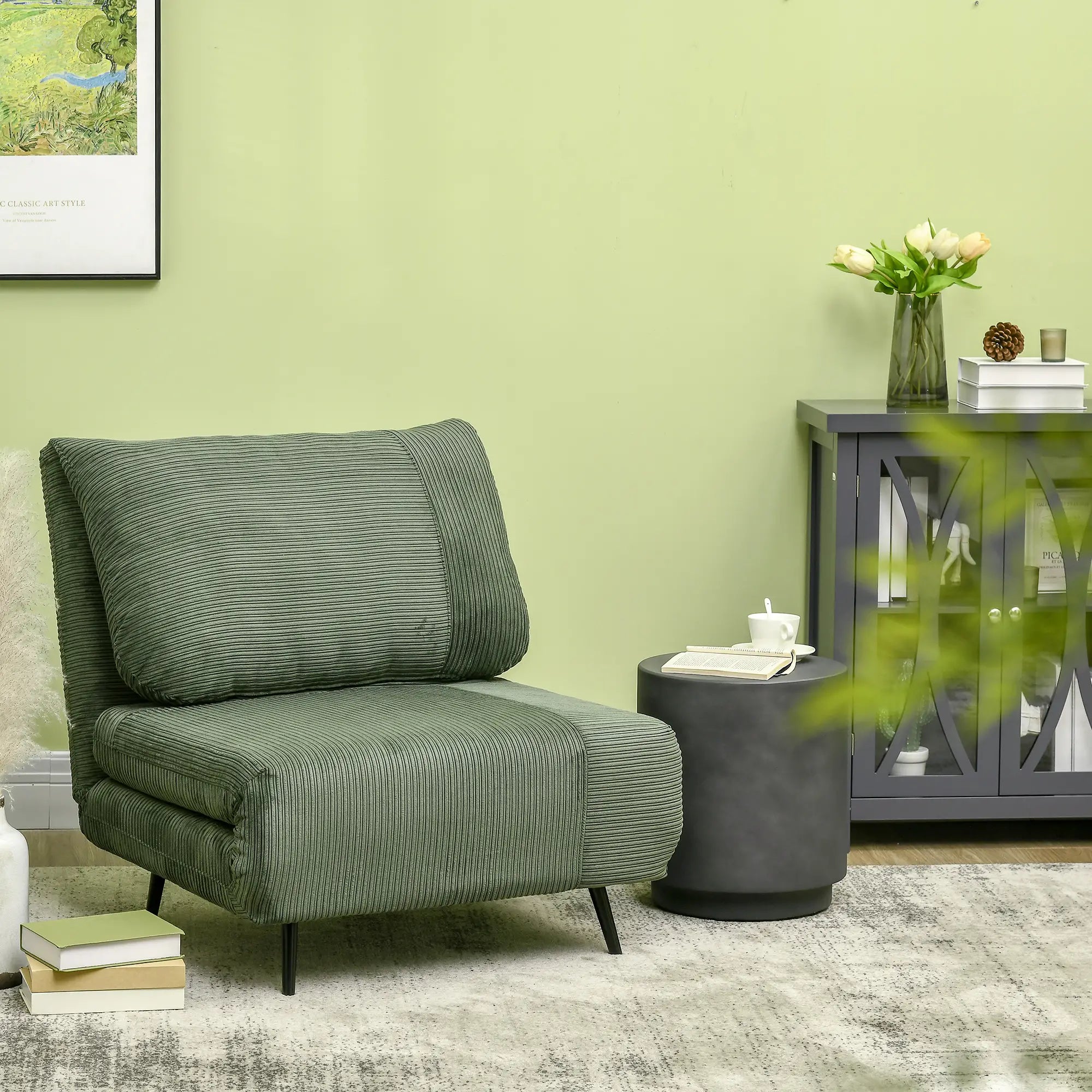 Terrazzo Finish Side Table, 17