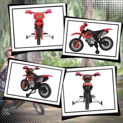 6V Electric Ride On Motorcycle, For 3-6 Year Olds, Red Electric Motorcycles at Gallery Canada