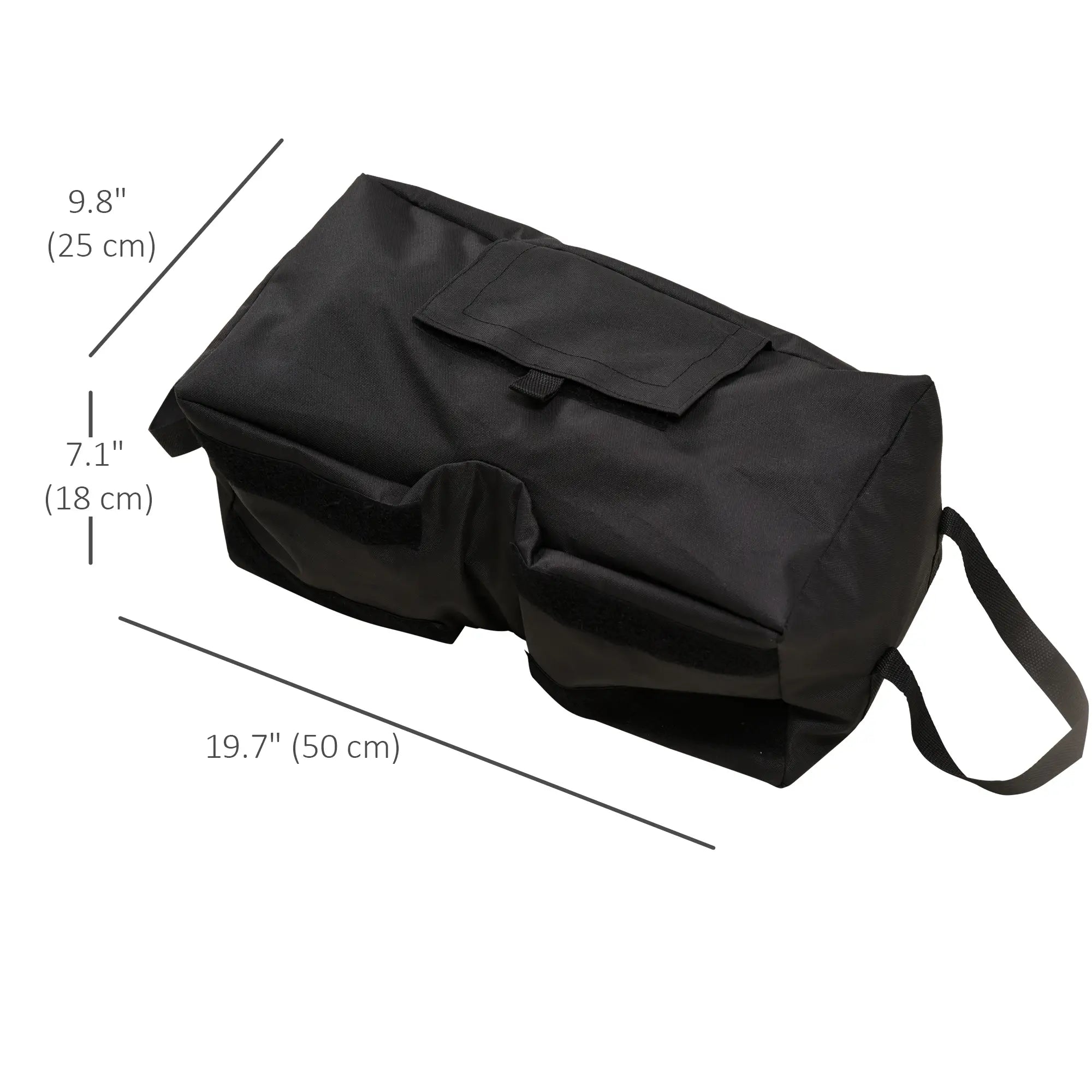 2pc Umbrella Base, 55lbs, Weight Bag With Scoop, Black Umbrella Bases at Gallery Canada