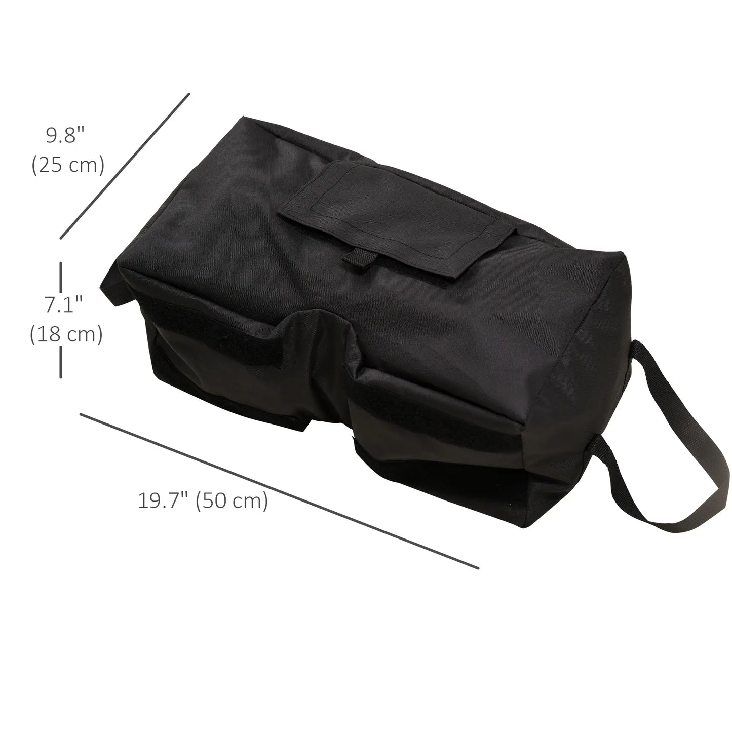 2pc Umbrella Base, 55lbs, Weight Bag With Scoop, Black Umbrella Bases at Gallery Canada
