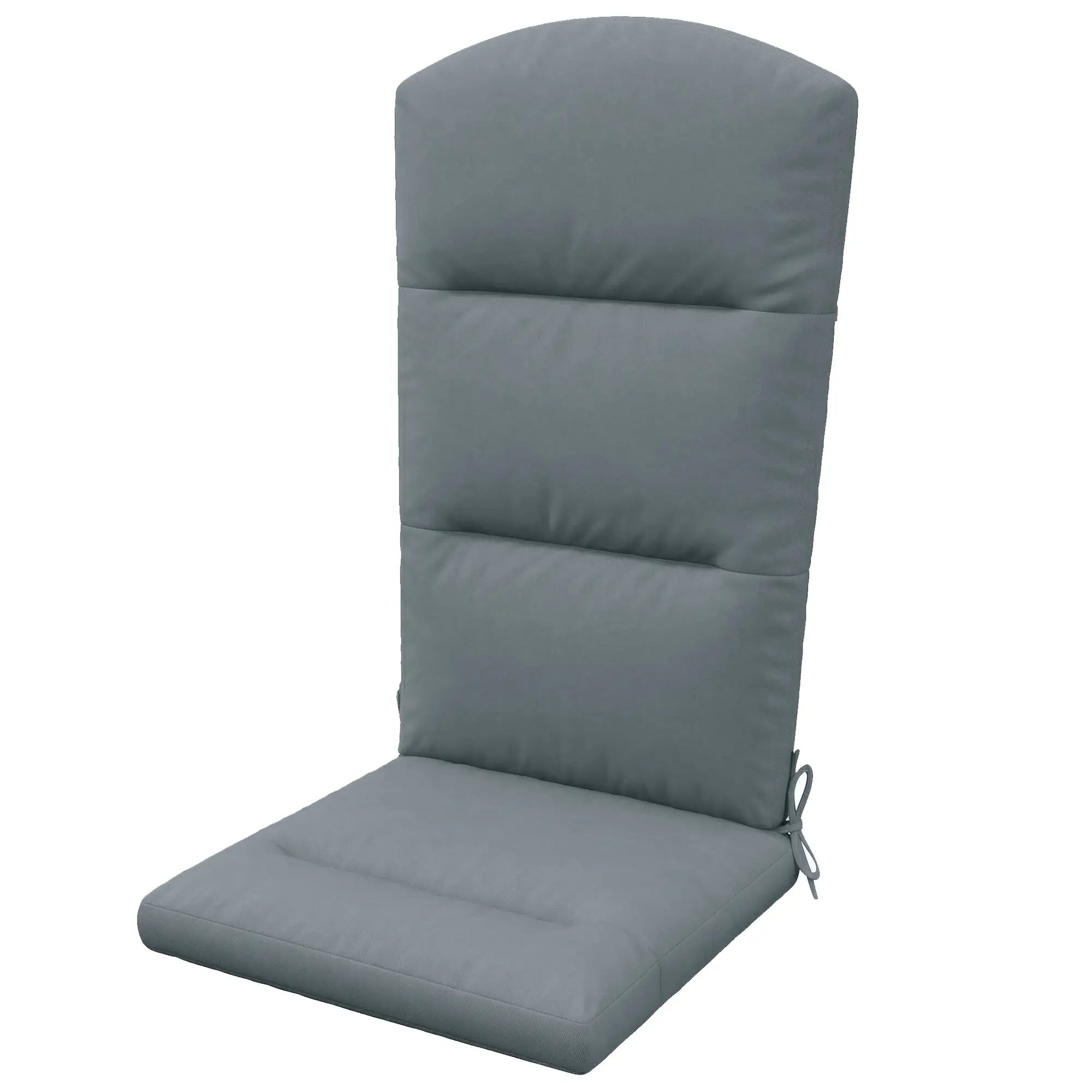 Adirondack Chair Cushion, Replacement With Back And Ties, Dark Grey Patio Chair Cushions Dark Grey at Gallery Canada