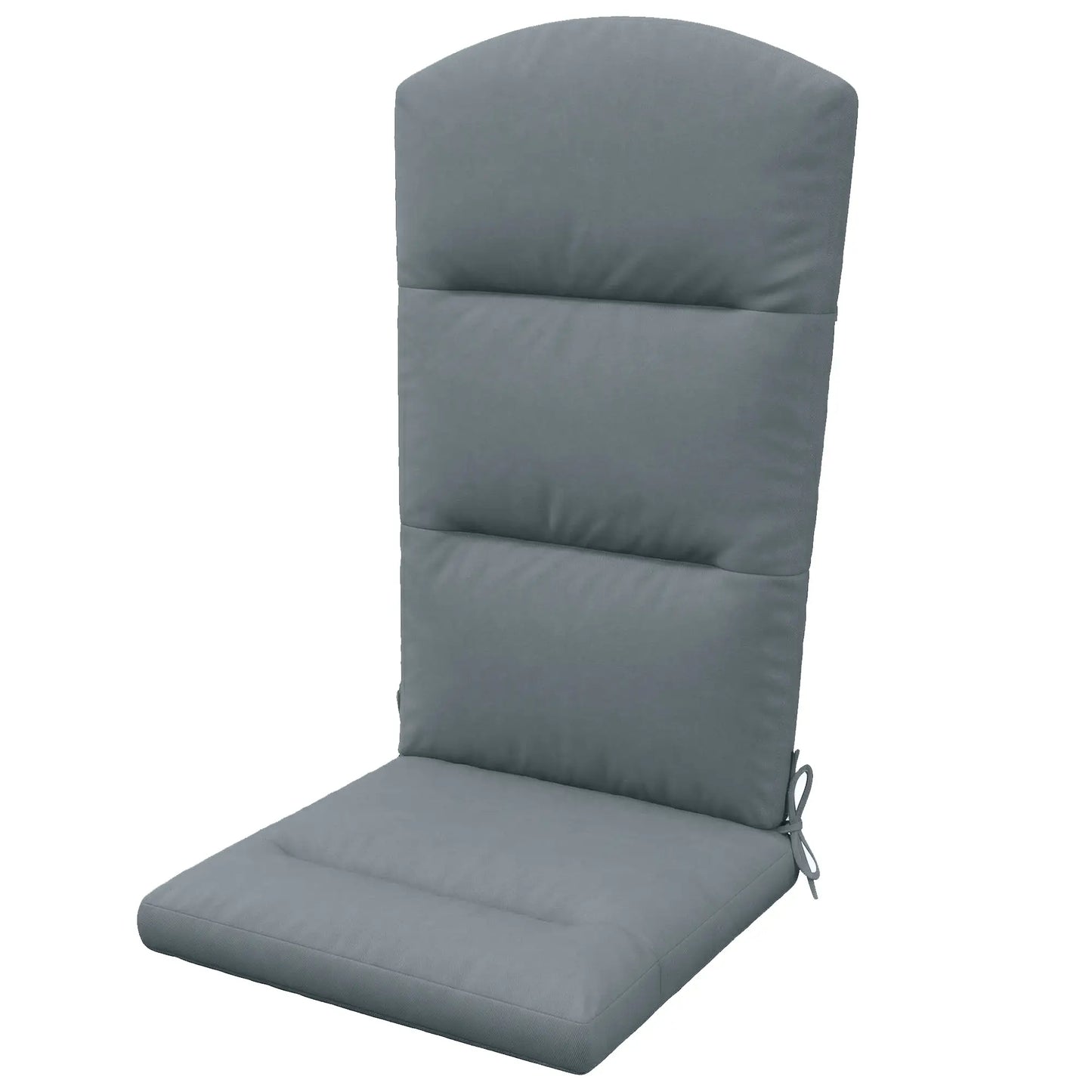Adirondack Chair Cushion, Replacement With Back And Ties, Dark Grey Patio Chair Cushions Dark Grey at Gallery Canada