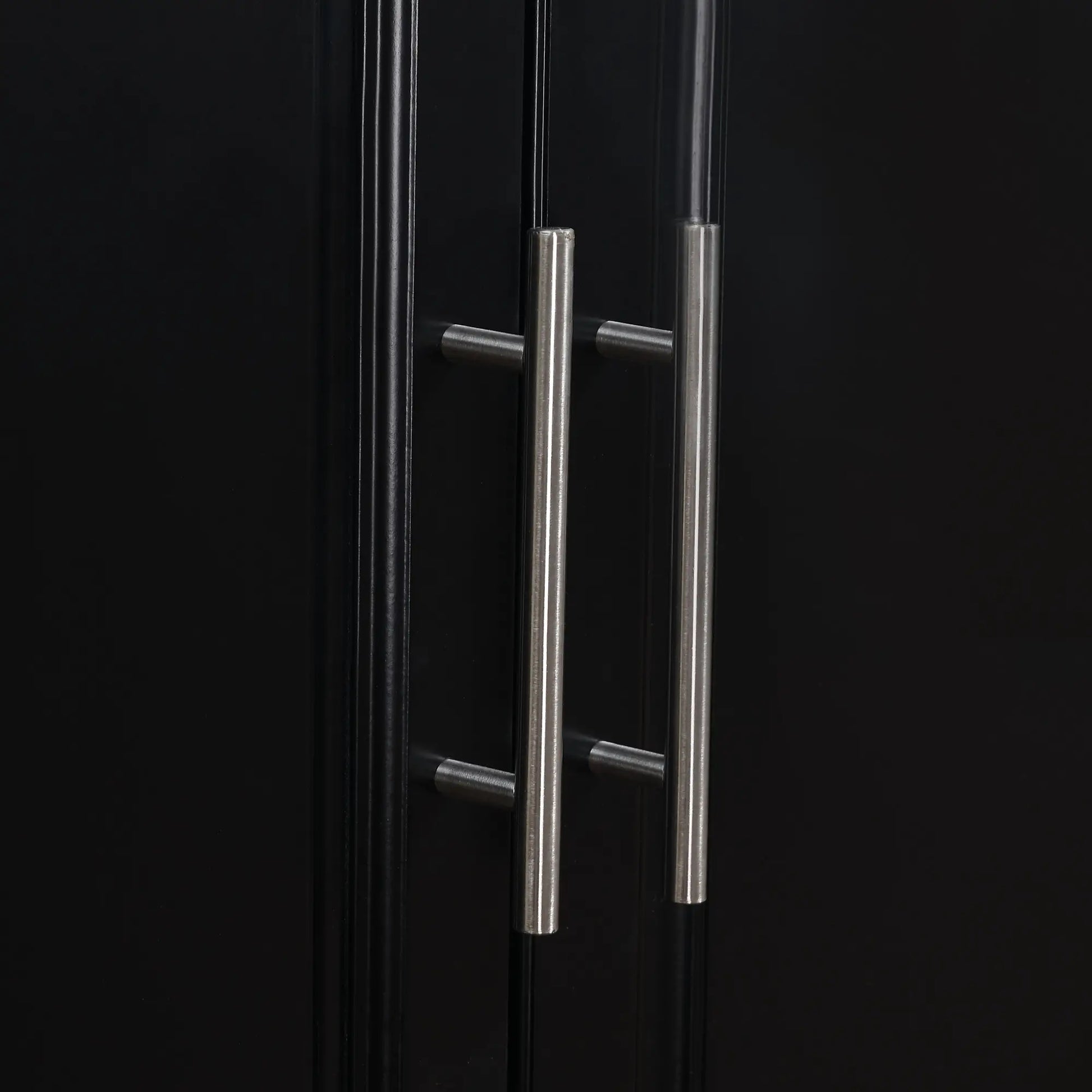 Rolling Kitchen Island with Storage and Stainless Steel Top, Kitchen Trolley with Drawers, Cabinets, Towel Rack Kitchen Islands & Kitchen Carts at Gallery Canada