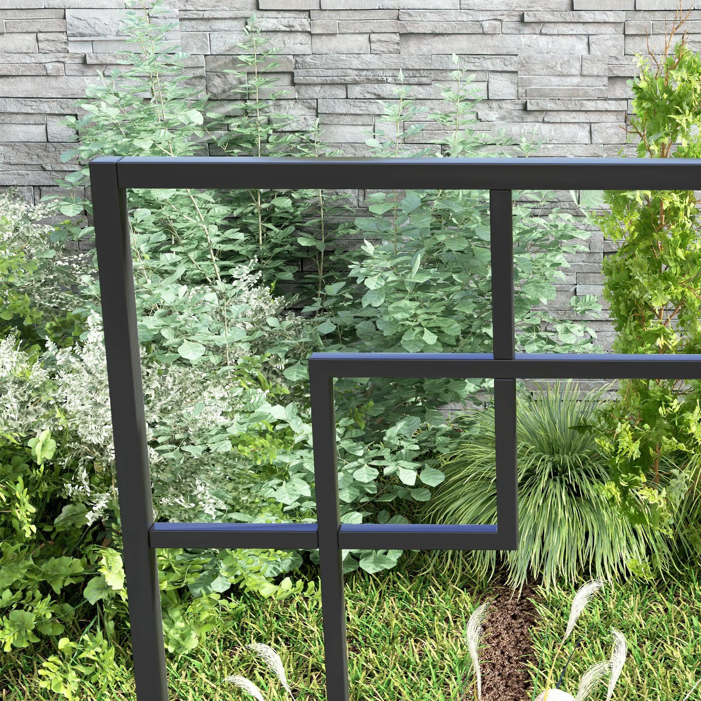4 Pack Garden Trellis, Metal Grid Panels for Climbing Plants, 72" Tall Plant Stands at Gallery Canada