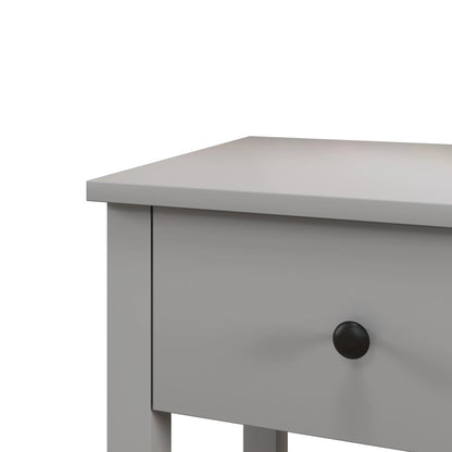 2-Tier End Tables Set of 2, with Drawer, Bottom Shelf, Grey Side Tables at Gallery Canada