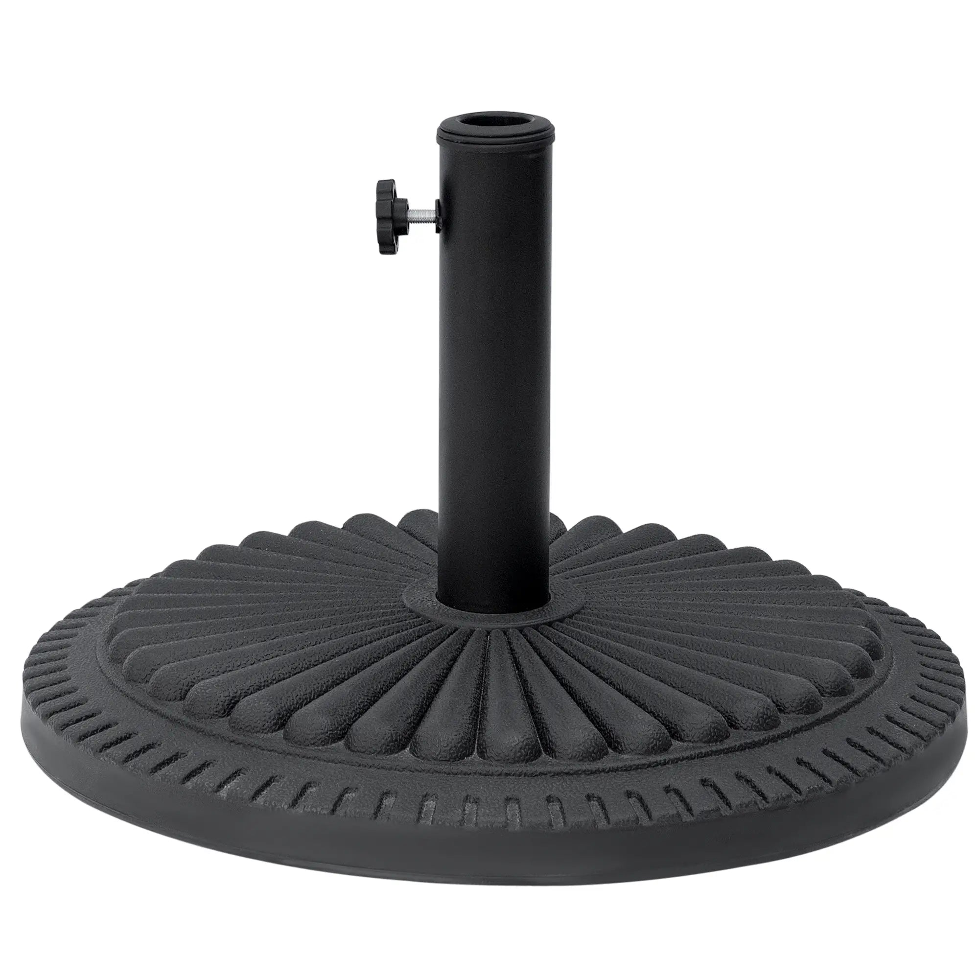 Round Cement Patio Umbrella Base Stand, Fits Φ1.4