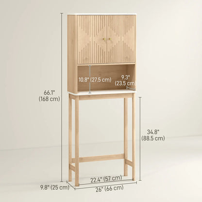 Over Toilet Storage Cabinet, Adjustable Shelf, Oak Bathroom Cabinets at Gallery Canada