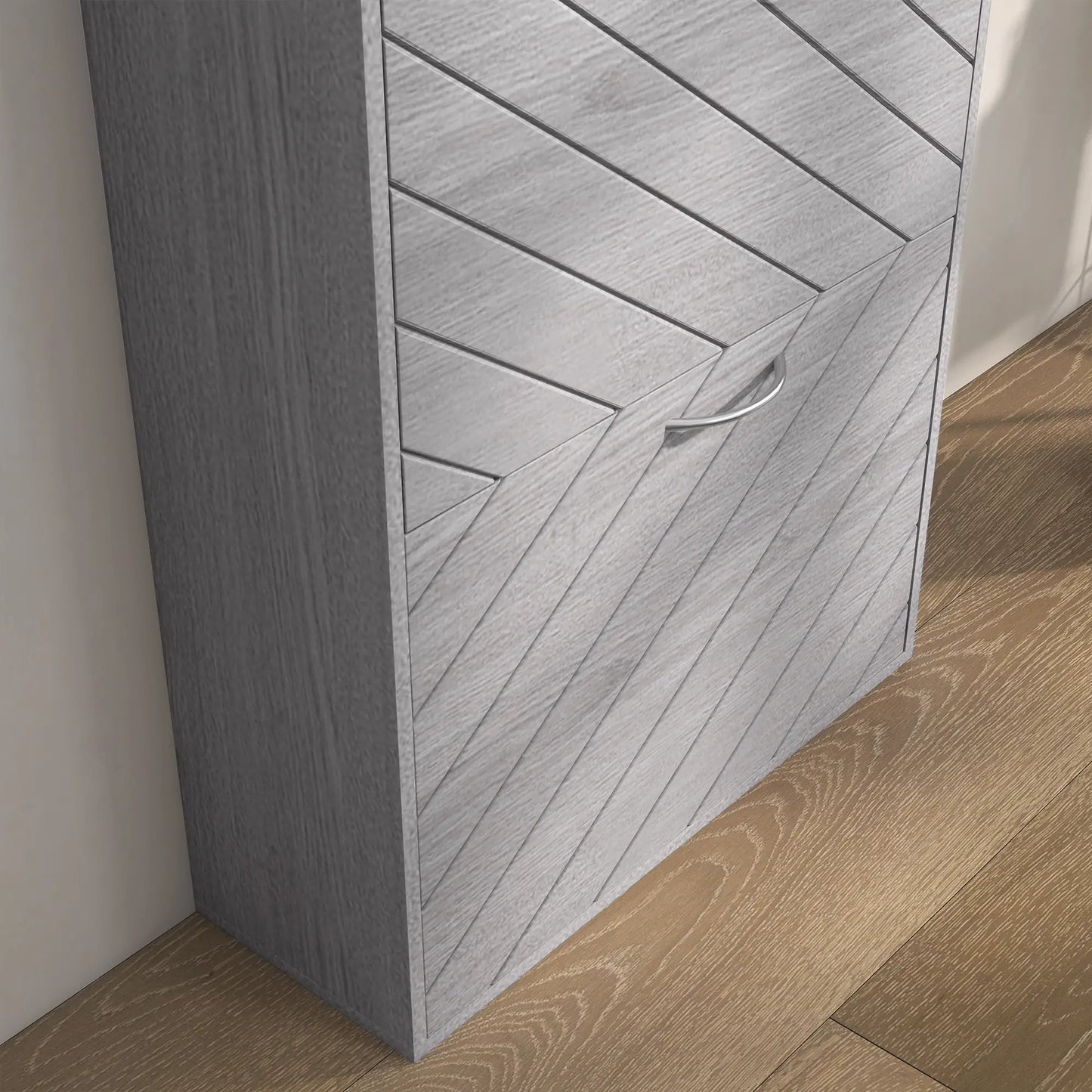 Shoe Storage Cabinet, 3 Flip Drawers, Slim 12 Pair Organizer Shoe Storage Cabinets & Racks at Gallery Canada