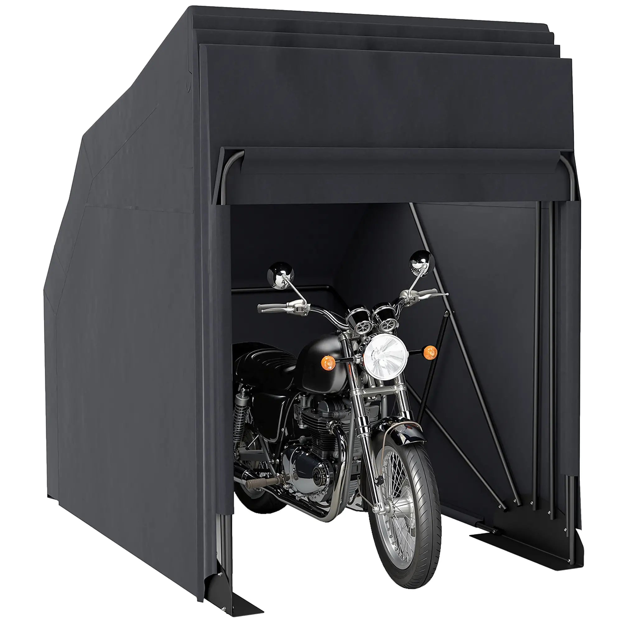 Motorcycle Shelter, Waterproof Cover Tent, 2 Mesh Windows, UV Protected Car Shelters at Gallery Canada