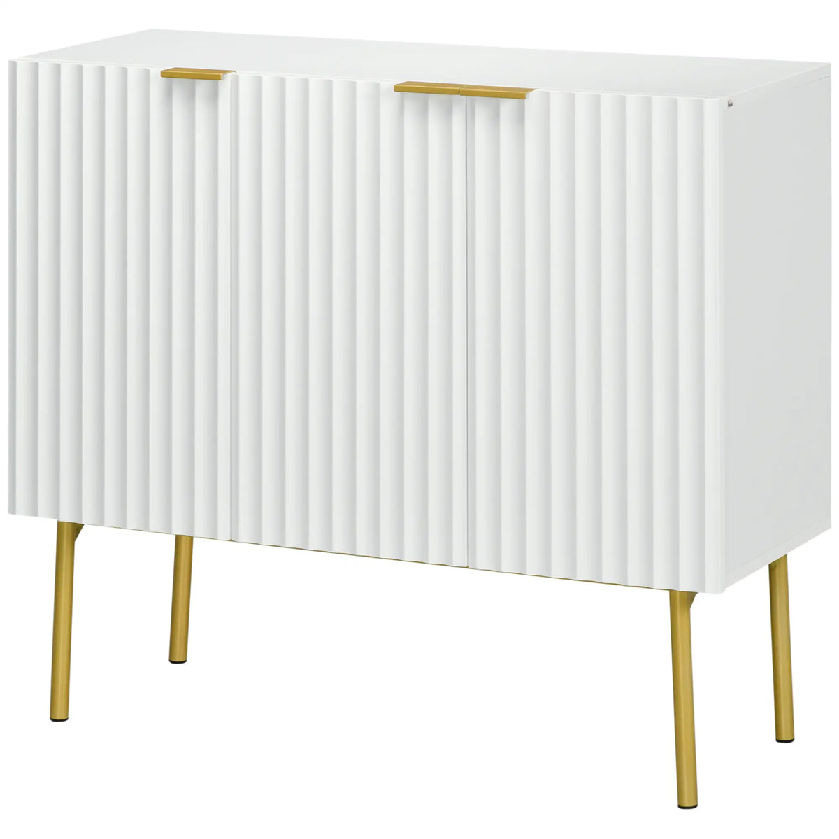 Modern Storage Cabinet, Sideboard Buffet, Gold Legs, White Storage Cabinets at Gallery Canada