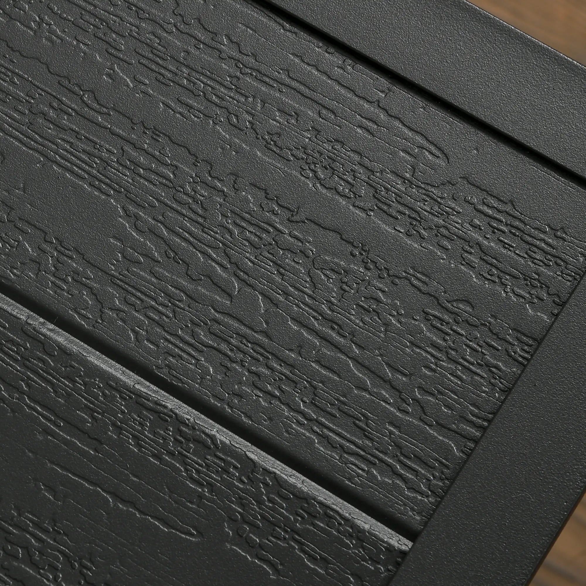 5 Piece PE Rattan Garden Set, 2 Armchairs, 2 Stools, Steel Table, Khaki Bistro Sets at Gallery Canada