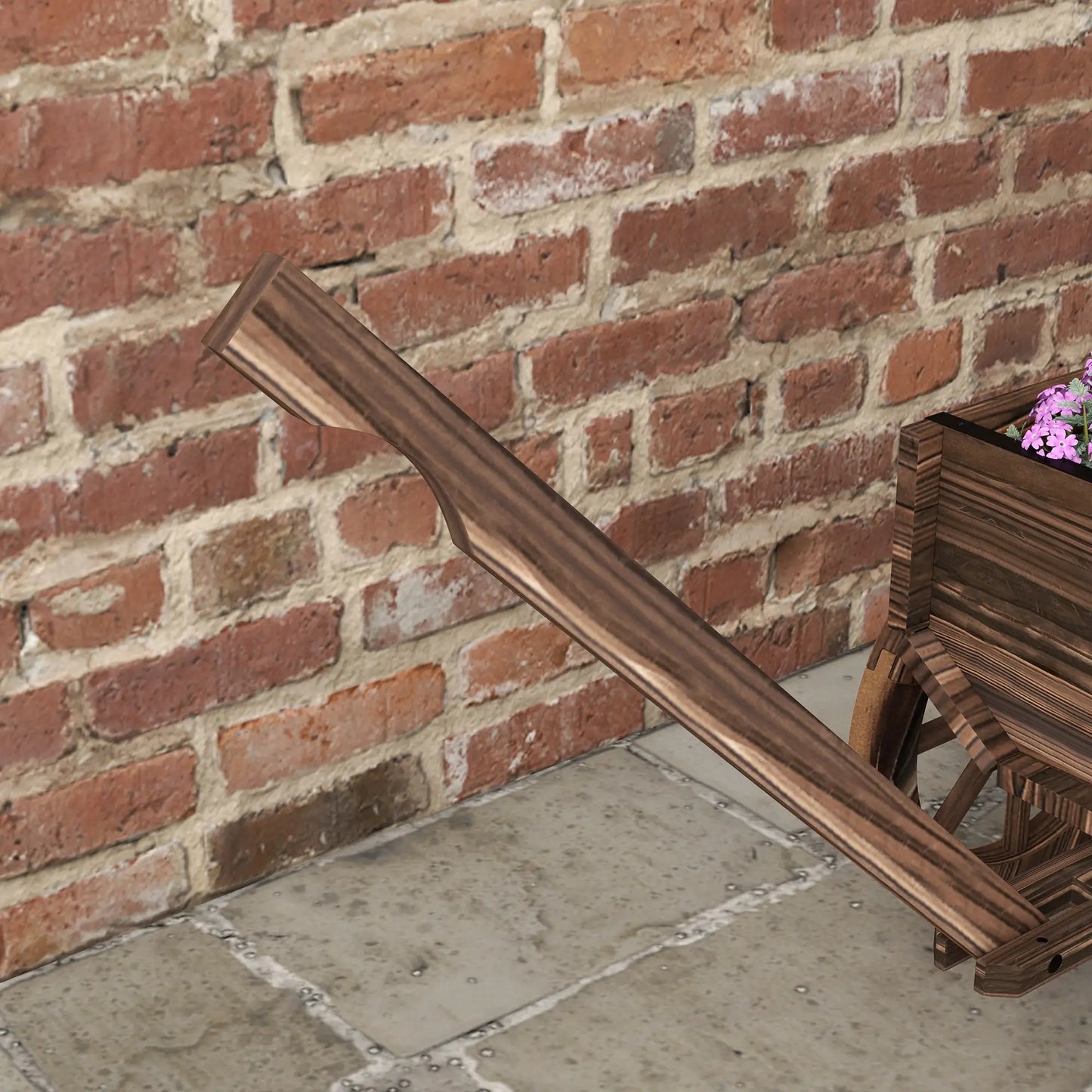 Wooden Wagon Planter Box, Raised Garden Bed, Carbonized Elevated Garden Beds at Gallery Canada