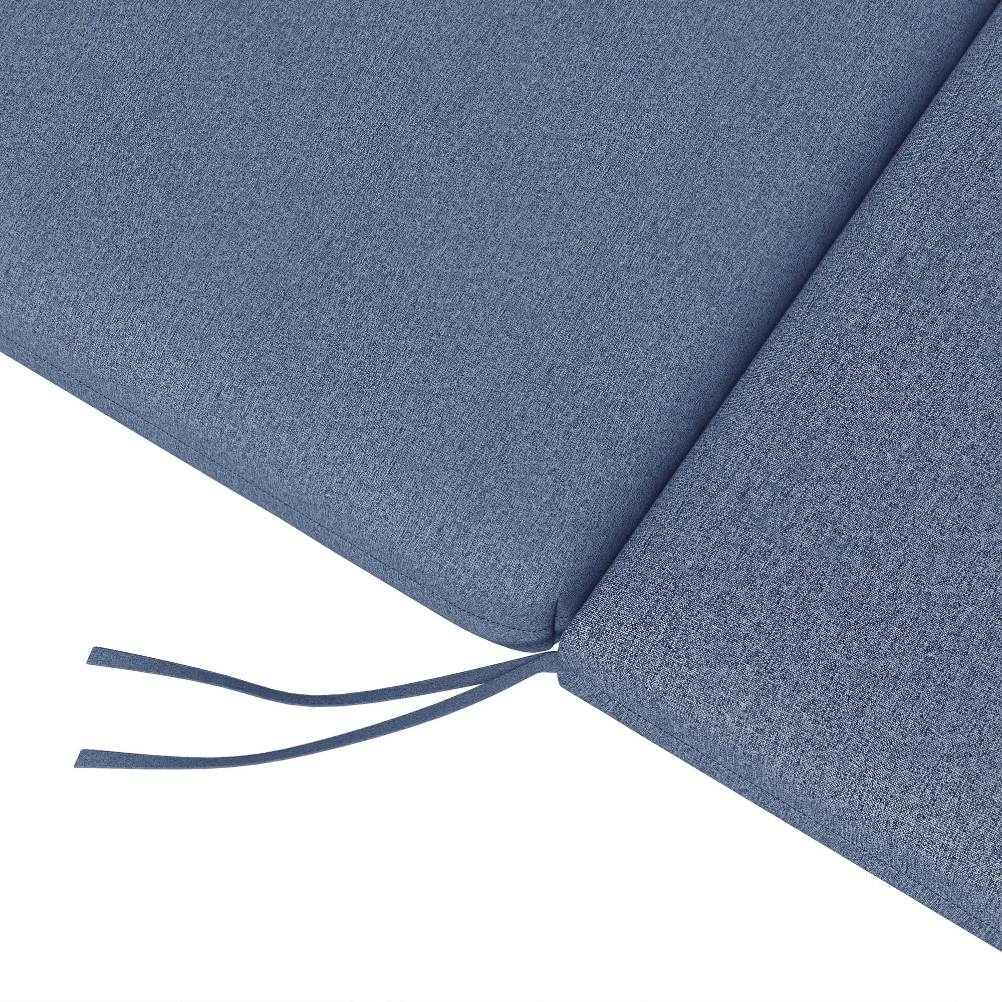 2-Piece Patio Chair Cushion Set, Indoor Outdoor, Blue Patio Chair Cushions at Gallery Canada