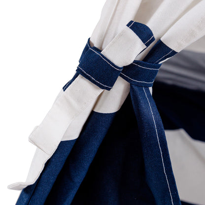 5' White & Blue Portable Indian Children Sleeping Dome Play Tent, Blue Play Tents & Playhouse at Gallery Canada