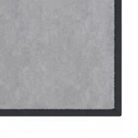 Tapis d'éveil pour bébé, 1,2" d'épaisseur, 71" x 59", flanelle douce, gris foncé, gris foncé