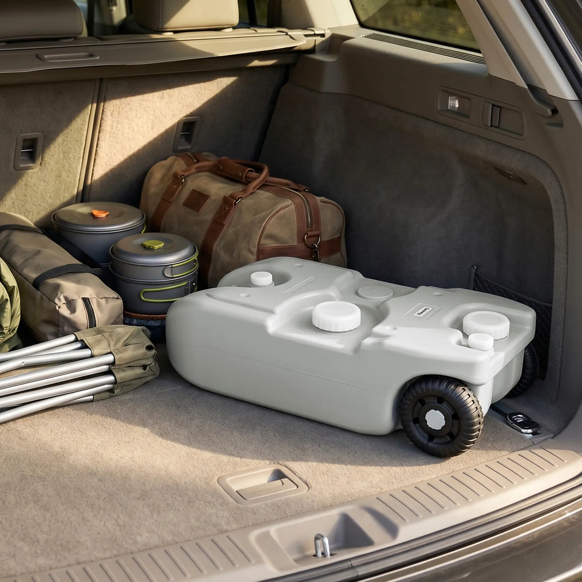 10.6 Gallon Portable RV Water Tank, with Filling Ports, Black or Grey Camping Sinks at Gallery Canada