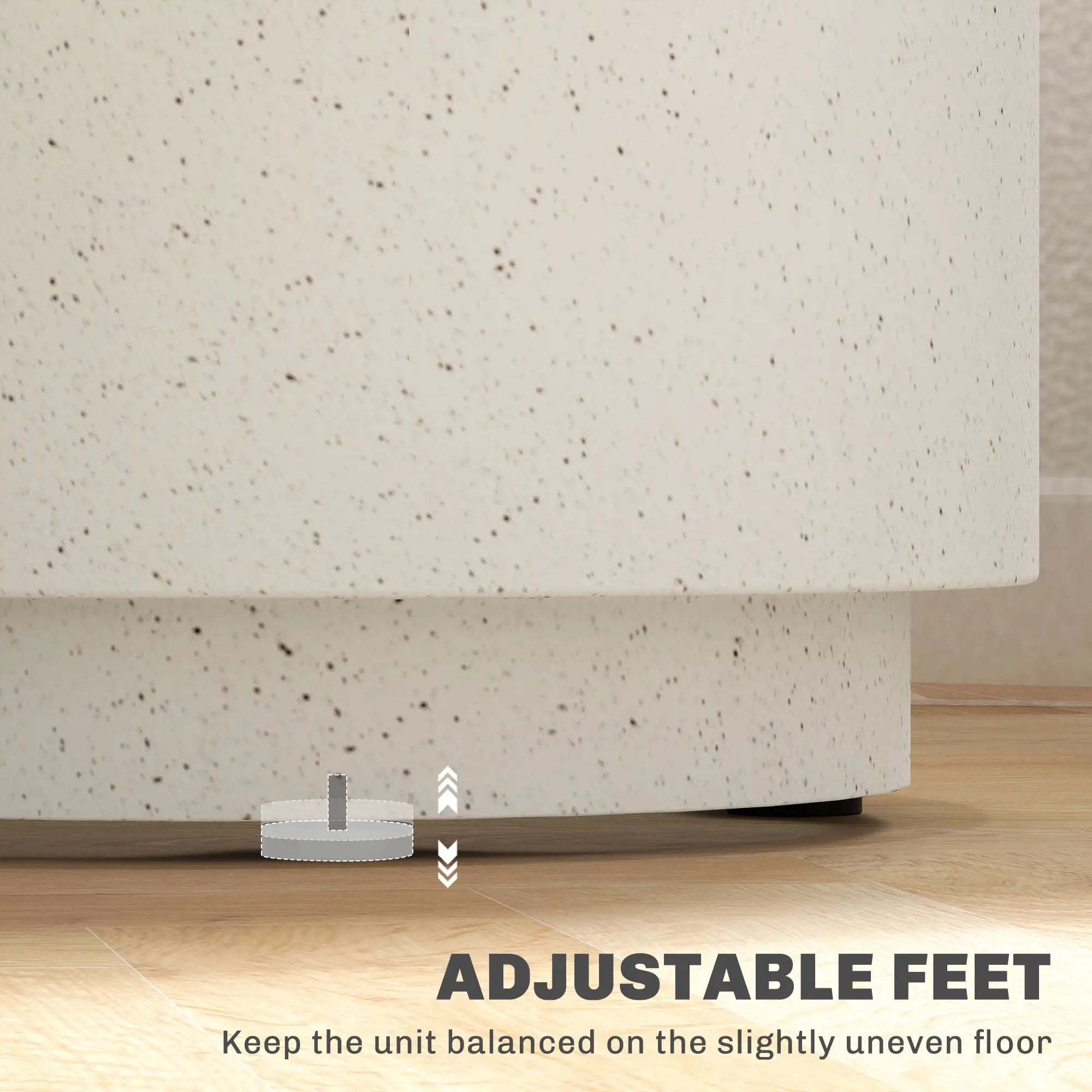 Terrazzo Finish Side Table, 17