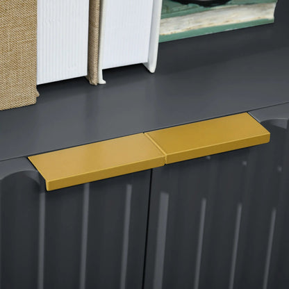 Modern Storage Cabinet, Sideboard Buffet, Gold Legs, Black Storage Cabinets at Gallery Canada