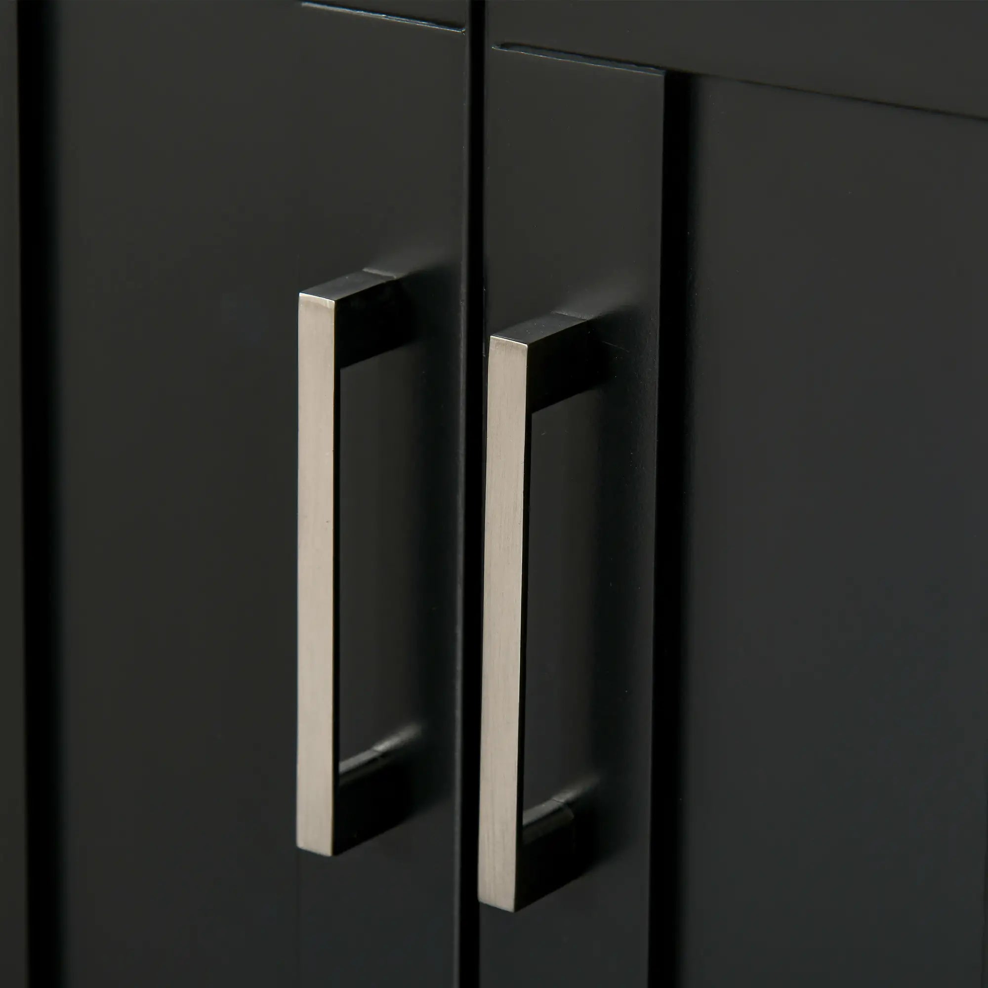 Sideboard Buffet, 2 Doors, Adjustable Shelves, Kitchen Dining, Black Bar Cabinets at Gallery Canada