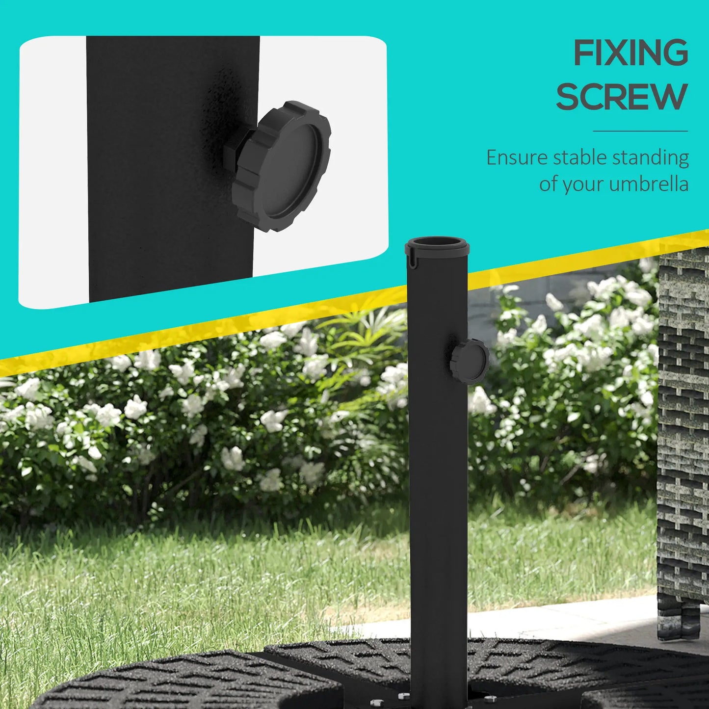 Universal Cross Brace Stand, Small Offset Or Large Market Umbrella, Black Umbrella Bases at Gallery Canada
