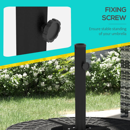 Universal Cross Brace Stand, Small Offset Or Large Market Umbrella, Black Umbrella Bases at Gallery Canada