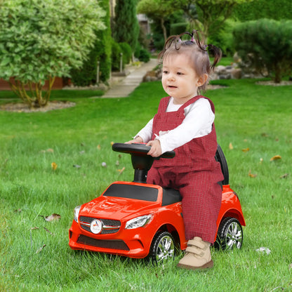 Voiture à pousser pour enfants, jouet de glisse au pied, rouge
