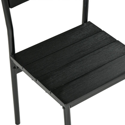 Dining Table Set for 2, 3 Piece Kitchen Table and Chairs, Black Dining Table Sets at Gallery Canada