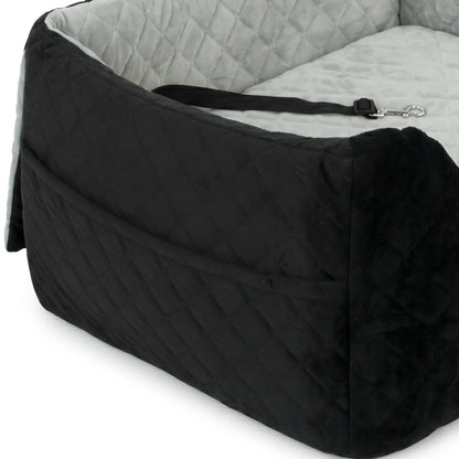 Dog Car Seat, Washable, For Small Dogs Under 10kg, Grey