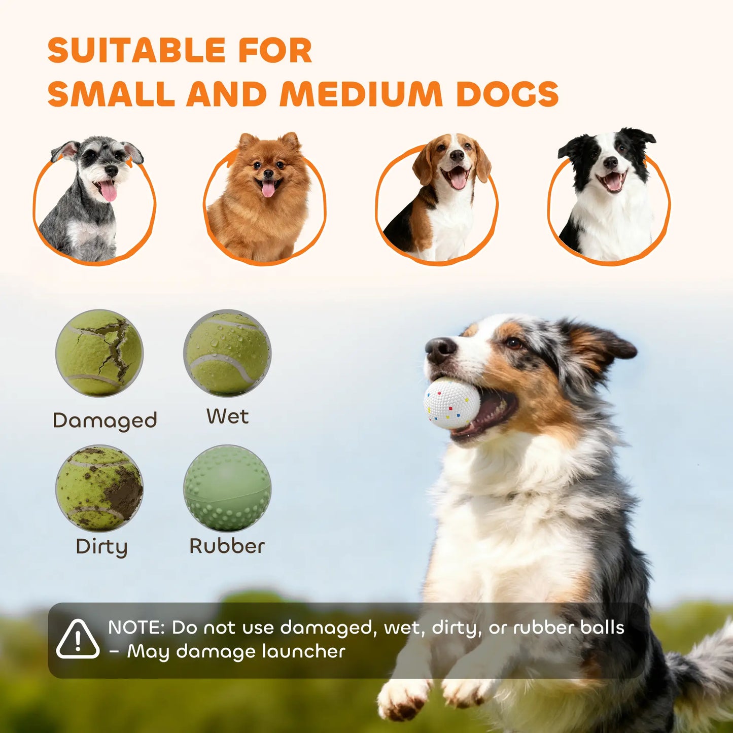 Automatic Dog Ball Launcher, 2.3" 5 Tennis Balls, 3 Distance Settings, Green Dog Agility Training Equipment at Gallery Canada