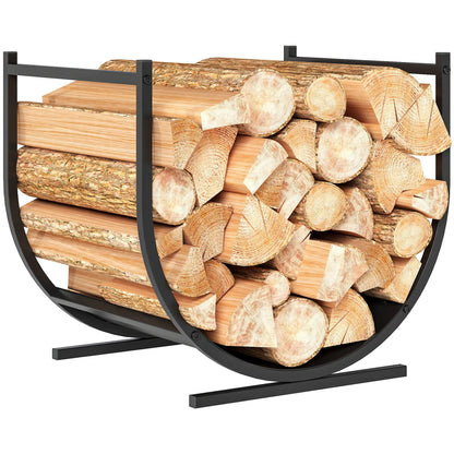 Firewood Rack, 17 Inch Heavy Duty Log Holder, Indoor Outdoor Storage Firewood Racks at Gallery Canada