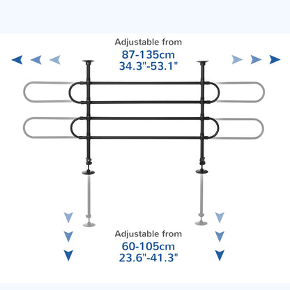 Adjustable Pet Car Barrier, SUV Van Back Seat Dog Fence, Black Houses, Kennels & Pens at Gallery Canada