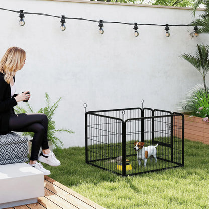 Metal Pet Playpen with Gate, Indoor Outdoor, Small Animal Houses, Kennels & Pens at Gallery Canada