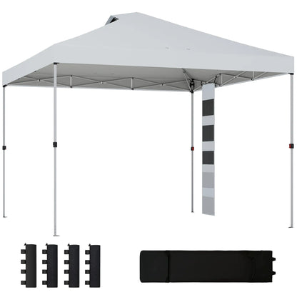 9.6 x 9.6 ft Pop Up Canopy Tent, UPF 50+, Sandbags, Wheeled Bag Pop Up Canopies at Gallery Canada