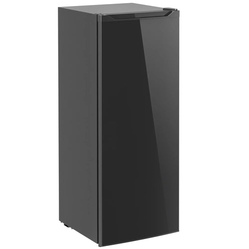 7.0 Cu.Ft Upright Freezer, 6 Adjustable Shelves, Reversible Door, Black